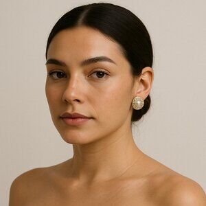 Chanel pearl earrings